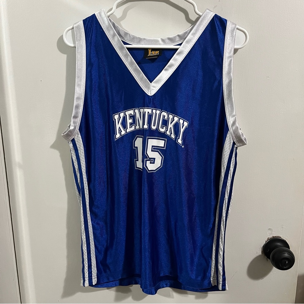 Vintage Kentucky Wildcats Basketball Jersey LK Apparel Kids XL / Adult S/M